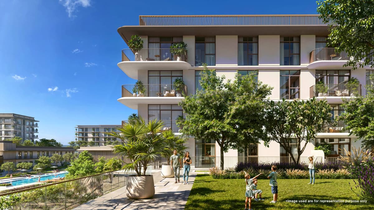 Vibrant And Secured outdoor kids' play area In Emaar Ocean Star At Rashid Yachts And marina