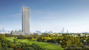 Majestically designed Emaar Golf Heights at Emirates Living, overlooking the lush Emirates Living Golf Course.