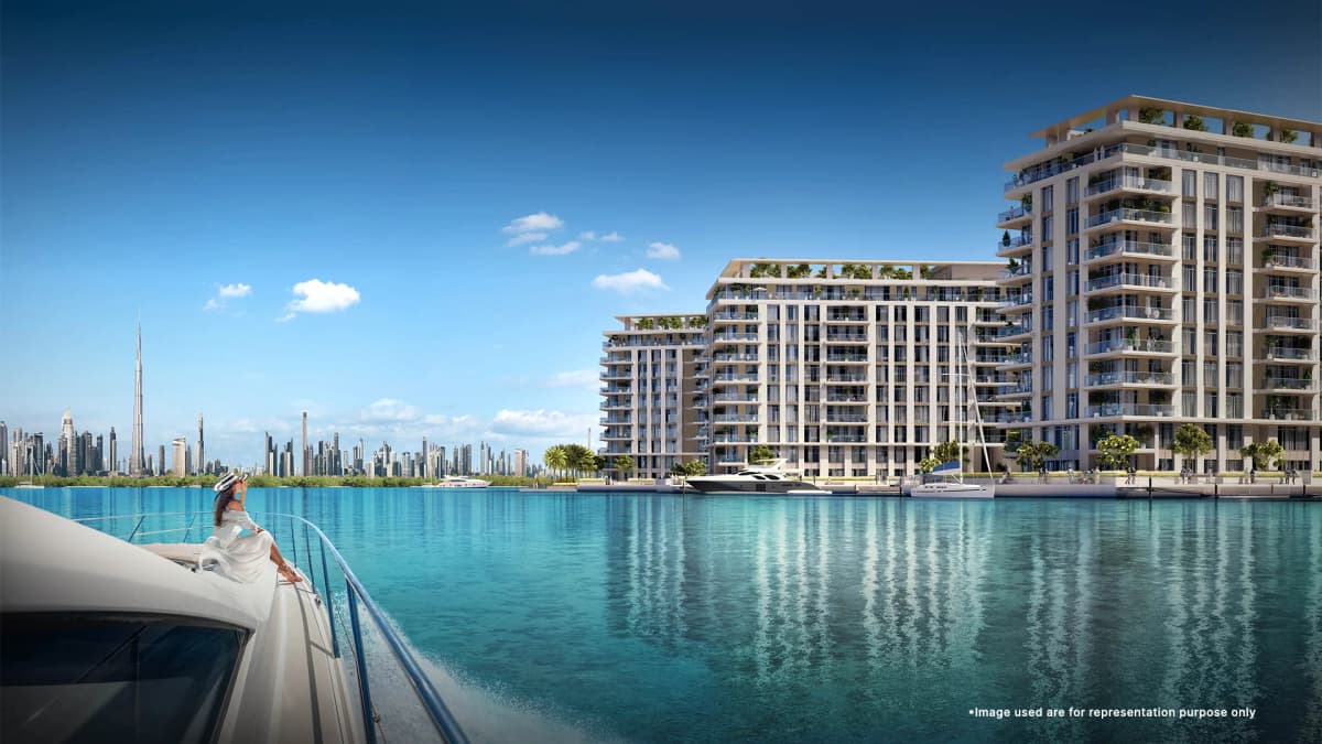 Luxurious The Cove Yacht View Apartments At Emaar Dubai Creek Harbour with stunning waterfront views