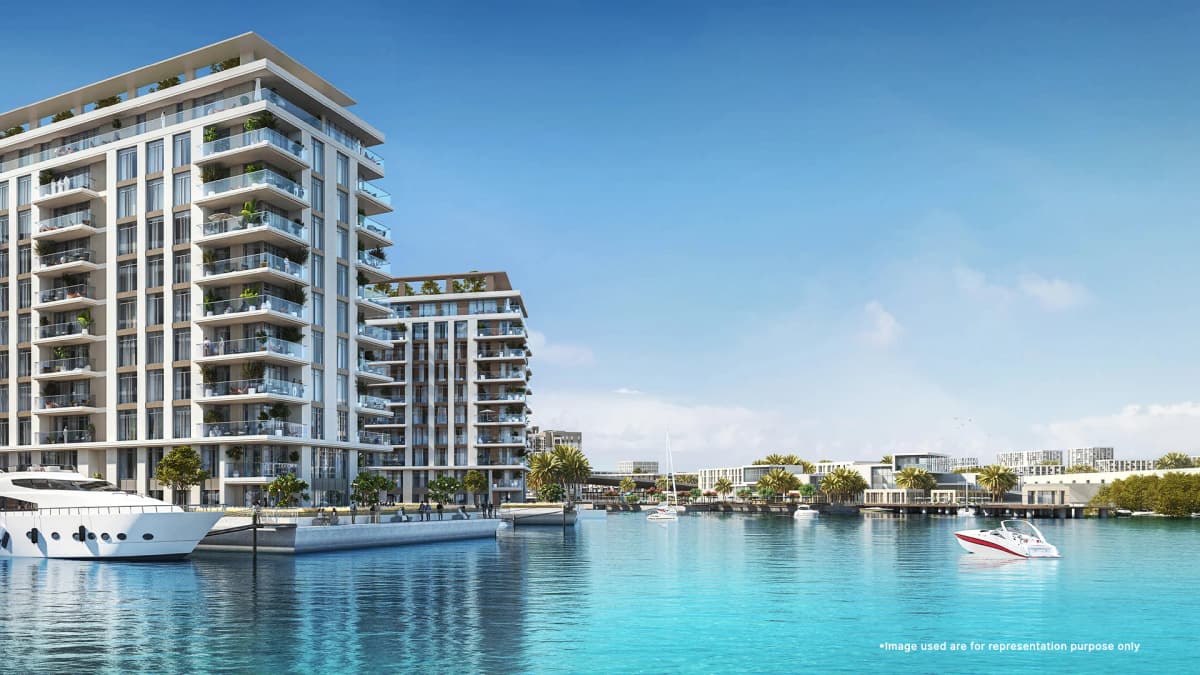 Elegant waterfront apartments at The Cove of Emaar Dubai Creek Harbour with stunning views and modern amenities.