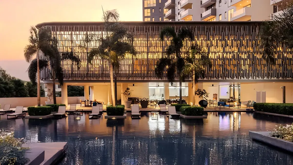 Embassy Lake Terrace apartment in Hebbal, Bangalore gallery image one