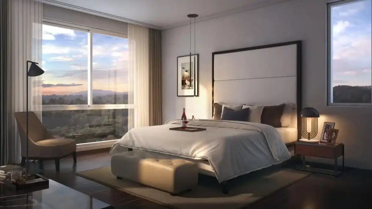 Hines & Conscient Elevate-Apartments-In-Sector-59 Bed-Romm