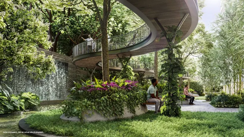 Godrej Tiara Yeshwanthpur, Bengaluru garden