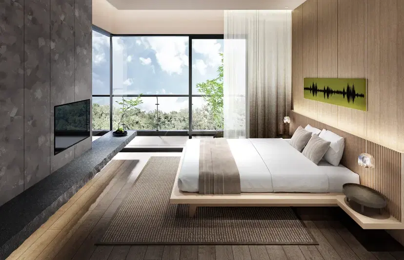 Krisumi Waterside Residences Master Bedroom