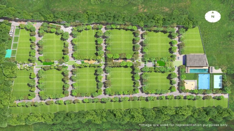 Living Walls Hush Fields plots in Hennur Road Bangalore Top View