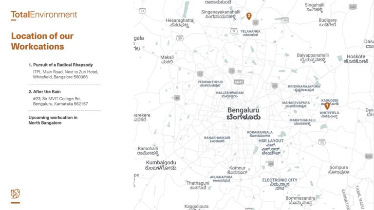 Total Environment - Workcations - Location Map