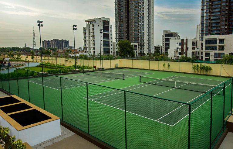 Lush Tennis Courts