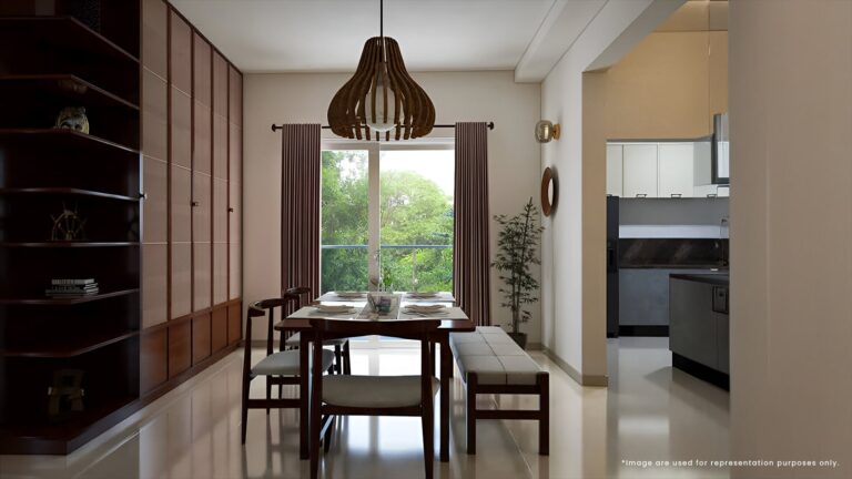 Assetz 22 & Crest Apartment in Bangalore dinning area