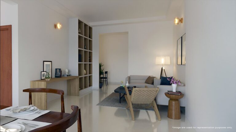 Assetz 22 & Crest Apartment in Bangalore living area