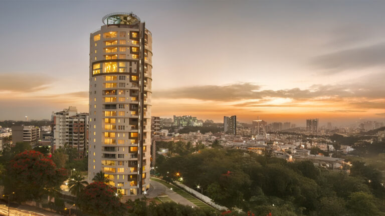 Maratt Pimento Apartments in Bangalore Nigh view