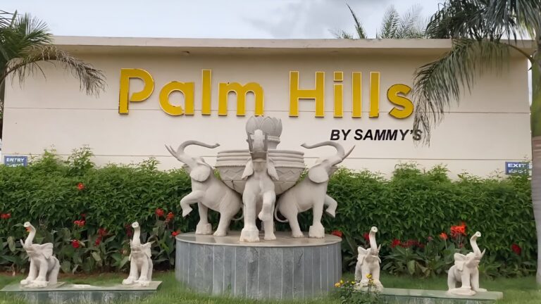 Sammy's Palm Hills Plots in North Bangalore Main Entrance