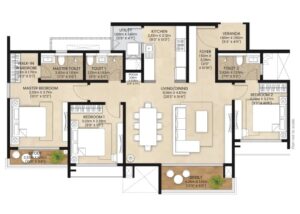 Mahindra-Eden-3BHK-Meadows-Floor-Plan