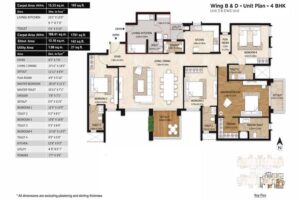 Mahindra-Windchimes-4-BHK-Floor-Plan