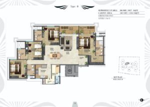 Prestige-Leela-Residences-Type-B-Floor-Plan