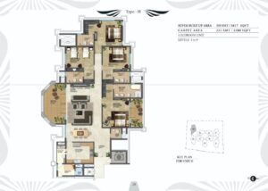 Prestige-Leela-Residences-Type-H-Floor-Plan