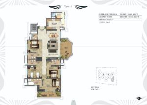 Prestige-Leela-Residences-Type-J-Floor-Plan