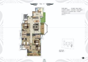 Prestige-Leela-Residences-Type-j1-Floor-Plan