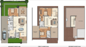 Adarsh-Tranqville-Semi-Detached-East-Facing-Floor-Plan