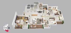 B&B-Opulent-Spire-4-BHK-Floor-Plan