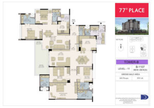 DivyaSree-77-Place-4BHK-Floor-Plan