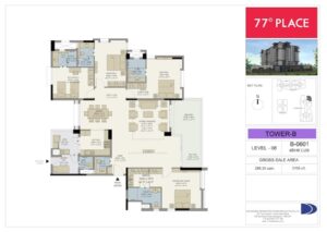 DivyaSree-77-Place-4BHK-LUXURY-Floor-Plan