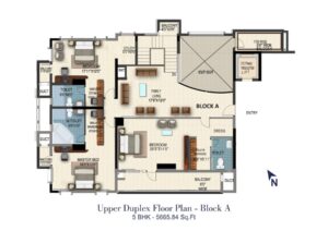 HM-Grandeur-5-BHK-Upper-Duplex-Floor-Plan