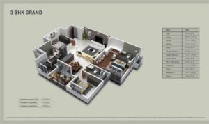 Purva-Zenium-3-BHK-Grand-Floor-Plan