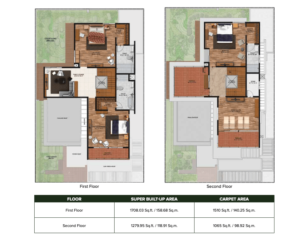 BOSV-Tulip-Villa-First-&-Second-Floor-Plan