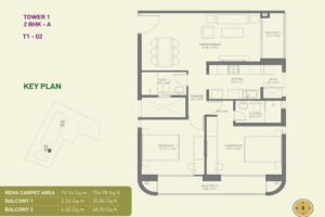 Birla-Tisya-2-BHK-Floor-Plan