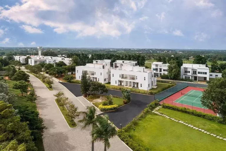 Century Winter Sun Villa-in Bangalore Aerial-View