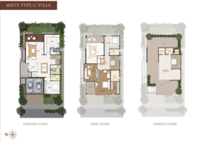 NCC-Urban-Misty-Woods-40X75-Type-C-Villa-Floor-Plan