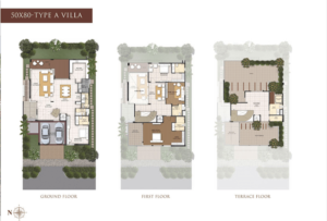 NCC-Urban-Misty-Woods-50X80-Type-A-Villa-Floor-Plan