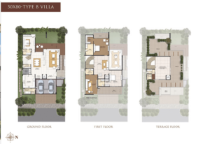 NCC-Urban-Misty-Woods-50X80-Type-B-Villa-Floor-Plan