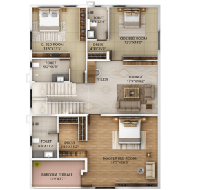 Nambiar-Ellegenza-West-Facing-Floor-Plan