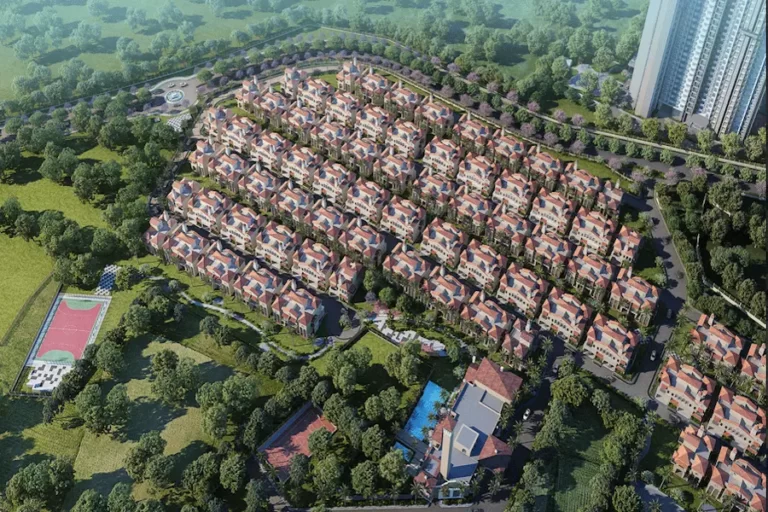 Prestige Aspen-Greens-Villa-Bird-Eye-View