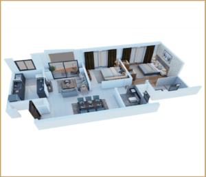 Purva-Atmosphere-2-BHK-Floor-Plan