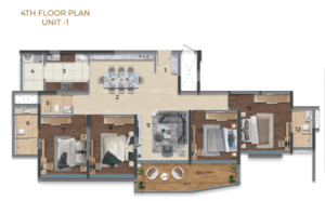 Purva-Orient-Grand-Unit-1-Floor-Plan