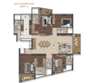 Purva-Orient-Grand-Unit-4-Floor-Plan