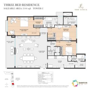 Leela-Residences-Tower C-Floor-Plan