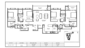 Birla Evara Apartment in Bangalore floor plan 4 BHK +SQ Type 1