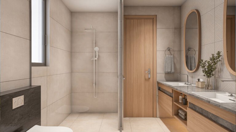 Capstone Life Midsummer Rain villa in Off IVC Road in Bangalore Bathroom