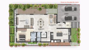 Capstone Life Midsummer Rain villa in Off IVC Road in Bangalore floor plan