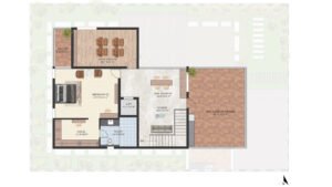 Capstone Life Midsummer Rain villa in Off IVC Road in Bangalore floor plan 50 X 77