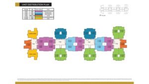Ebony at Brigade Orchards Apartment in Devanahalli, Bangalore unit distribution plan