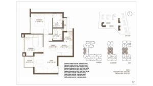 Embassy Edge apartment in embassy spring north bangalore 2 bhk D SA 987.8 sqft