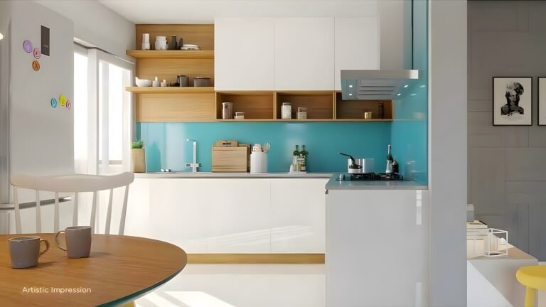 Embassy Edge apartment in embassy spring north bangalore kitchen