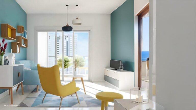 Embassy Edge apartment in embassy spring north bangalore living area