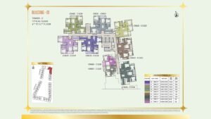 Brigade Eternia Apartment in Yelahanka, Bangalore Floor Plan Building -01 Tower C - Typical Floor 4th to 12th floor