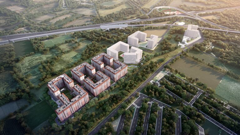 Barce at Godrej MSR City Apartment in North Bangalore arial