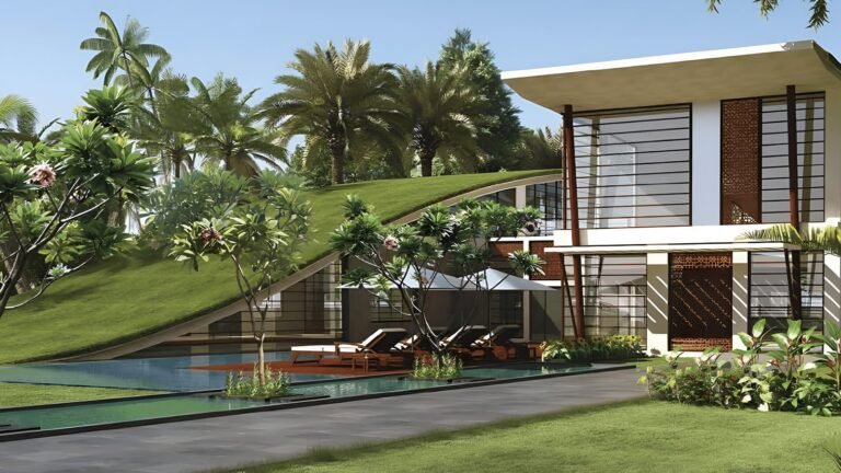 Frangipani estates villa plots in sarjapur road bangalore color villa